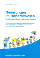 Beilage «Neuerungen im Honorarwesen» (2004)
